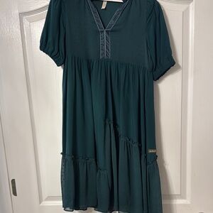 Matilda Jane Teal and Navy Dress